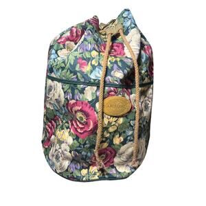 American Style Lacrosse Sports and Tradition Floral Large Size Shoulder Bag.